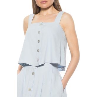 Alexia Admor Elena Trapeze Tank in Light Blue at Nordstrom Rack, Size 14