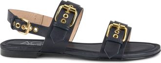 AGL Summer Multi Buckles Sandal in Night at Nordstrom, Size 37.5