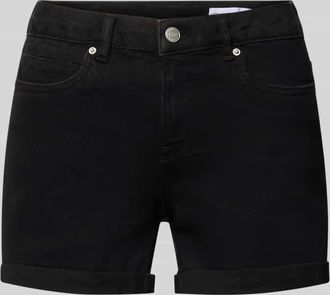 Vero Moda Regular Fit Jeansshorts aus Baumwoll-Mix Modell LUNA in Black, Gr&ouml;&szlig;e XL