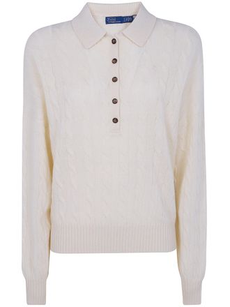Ralph Lauren Sweater 100% Wool Cashmere Authentic Cream