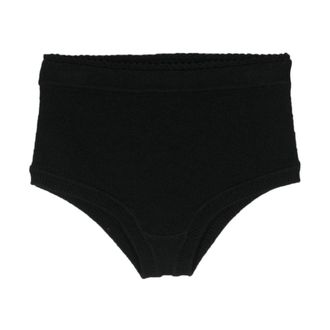 Dries Van Noten Bottoms, female, Black, Size: S Crochet Shorts