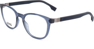 HUGO BOSS Mens 52 mm Blue Opticals