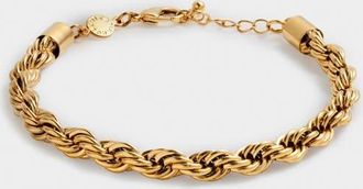 Katie Loxton Reine Rope Bracelet in Gold Coated at Nordstrom, Size 18