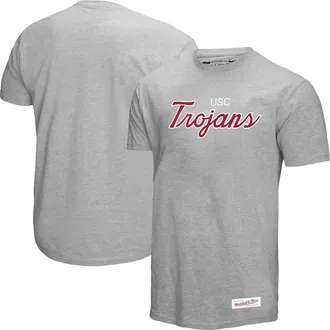 Mitchell & Ness Mens Mitchell & Ness Gray USC Trojans Elite Script T-Shirt at Nordstrom, Size Xx-Large