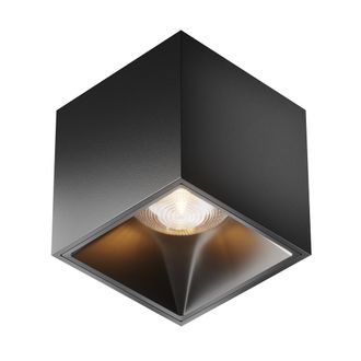 Maytoni Plafoniera Maytoni Alfa Led Nera 12w 3000k Dimmer 7cm