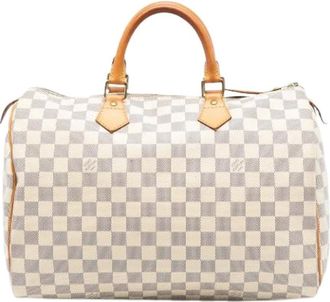 Louis Vuitton Pre-owned Handbags, female, White, Size: ONE SIZE Pre-owned Speedy 35