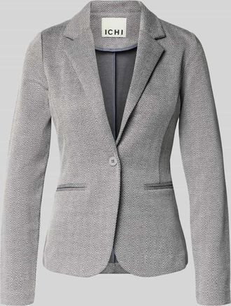 Ichi Blazer mit Reverskragen Modell KATE in Hellgrau, Größe XS