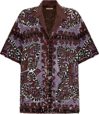 Valentino Garavani buttoned shirt - men - Fabric - 52 - Brown