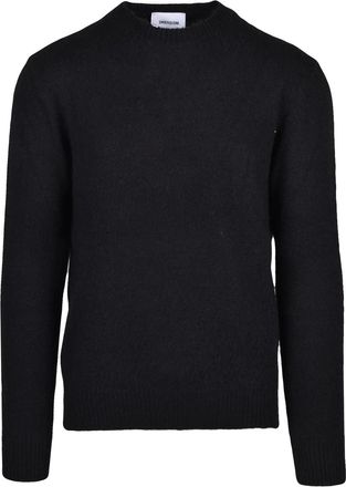 Dressism. Crewneck Sweater in Luxurious Black Blend