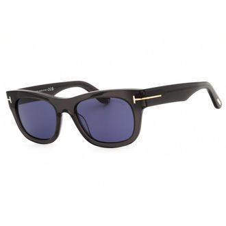 Tom Ford Marshall-02 Dark Blue Rectangular Mens Sunglasses FT1334 20V 54