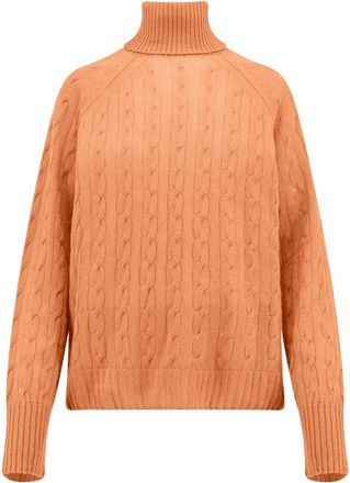 Etro Turtleneck Trui - Dames - Coltruien - Oranje - 2XS - Kasjmier - Truien & Vesten