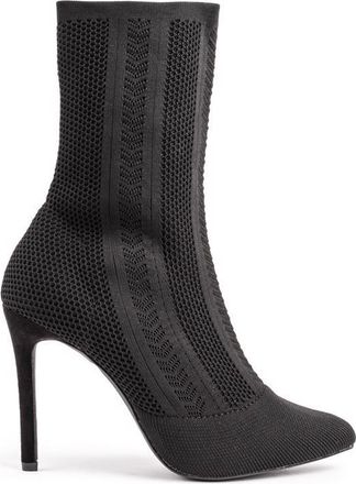 SOLESISTER Womens Celine Stretch Boots - Black Suede - Size UK 3