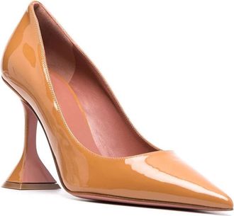 Generic Womens Elegant Slip on High Heels Pumps, Fashion Pointed Closed Toe Dress Shoes, Sexy Patent Leather Stiletto Heels for Party, Weddings, or Evening We