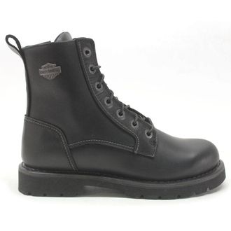 Harley-Davidson Harley Davidson Hannon 6.5 Inch Leather Mens Ankle Boots - Black - Size:UK 10
