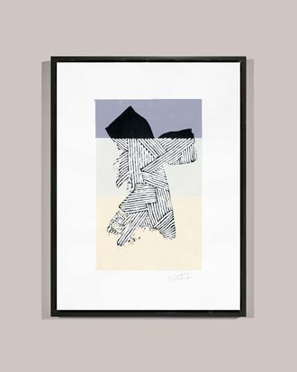 RFA Fine Art Abstract Pastel Lines Giclee