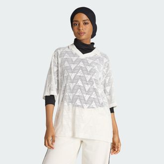 adidas Womens adidas Lace Football Jersey