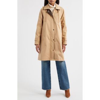 Bernardo Long Rain Coat in Khaki at Nordstrom Rack, Size Xx-Large