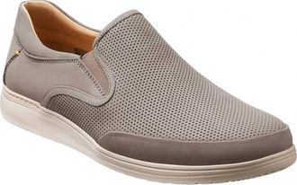 Samuel Hubbard Mens Olema Slip-On Shoes In Mushroom Nubuck