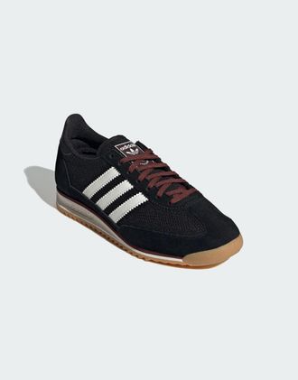 adidas Originals SL 72 og - Scarpe nero core / bianco sporco / gum