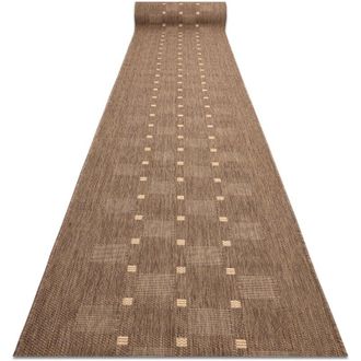RugsX Rugsx - Runner sizal floorlux design 20079 coffe / mais 120 cm beige 120x310 cm