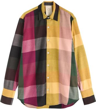 Marrakshi Life Camicia a quadri - Giallo