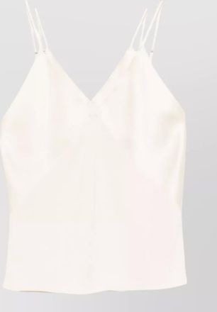 Forte_Forte v neck satin sleeveless top