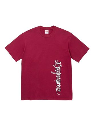 SUPREME Satan graphic T-shirt - Red