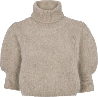 Americandreams Piro Pullover - Dames - Coltruien - Grijs - M - Wol - Truien & Vesten