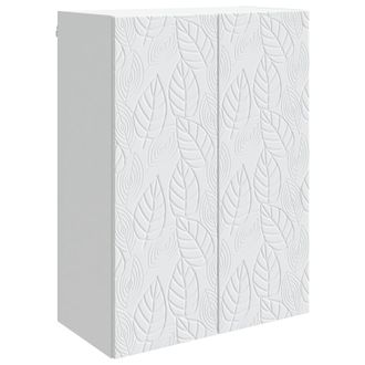 vidaXL Armario De Pared Blanco 66 X 34,5 X 90 Cm Madera De Ingenier&iacute;a Vidaxl