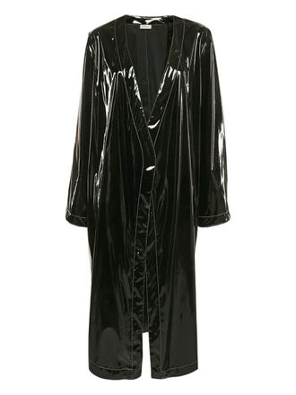 The Attico open-front coat - Black