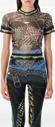 Ottolinger T-shirt con stampa - Nero