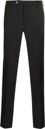 Pantaloni Torino Slim-fit Broeken - Heren - Nette broeken - Zwart - L - Wol - Broeken