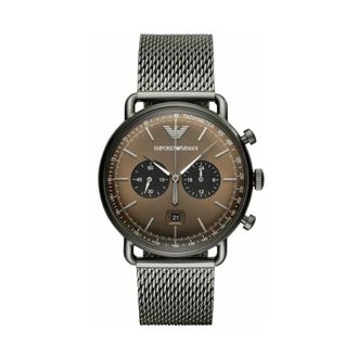 Emporio Armani Heren, Accessoires, Grijs, Maat: ONE Size