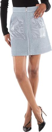 Moncler Nylon Leger Padded Mini Skirt, Brand Size 44 ( US Size 6 )