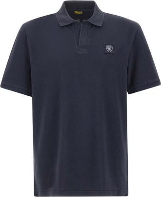 Blauer Albano Polo - Heren - Tops - Blauw - Maat: 2XL Katoen