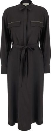 Antonelli Dames, Jurken, Zwart, Maat: XS
