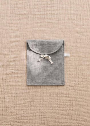 Mango Necessaire bambino garza di cotone grigio - Home - Taglia unica - MANGO HOME
