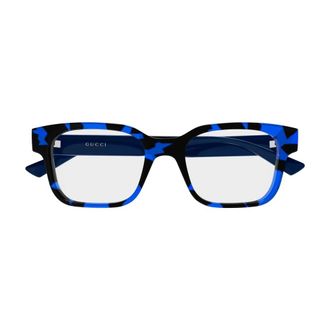 Gucci Glasses, male, Blue, Size: 54 MM Eyeglasses