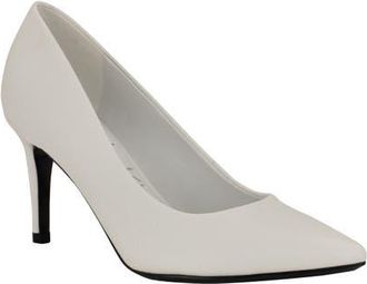 Calvin Klein Gayle Pump in White 142 at Nordstrom, Size 5.5