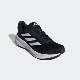 adidas Laufschuh ADIDAS PERFORMANCE RESPONSE, Herren, Gr. 42,5, schwarz-weiss (core schwarz, cloud wei&szlig;, core schwarz), Synthetik, Textil, Schuhe Laufschuh