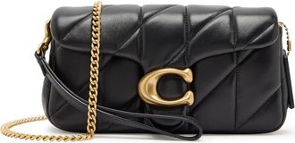 Coach Tabby 19 Quilted Suede Cross-body bag - Black - One Size