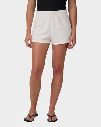 Quiksilver Riptide Dolphin French Terry Short In White