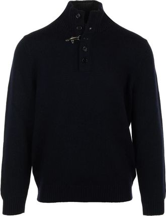 Fay Stijlvolle Sweaters - Heren - Coltruien - Blauw - L - Truien & Vesten