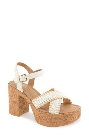 Kensie Sanya Sandal in Off White at Nordstrom Rack, Size 7.5
