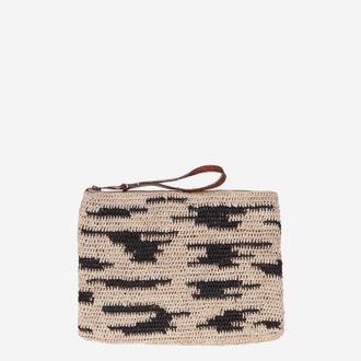 Ibeliv Bolso Clutch Ibeliv De Rafia Natural