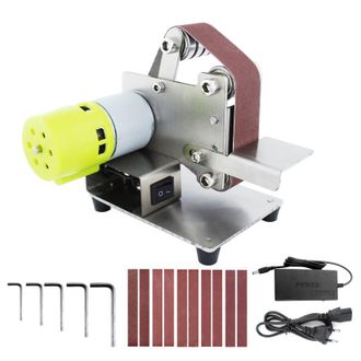 OEM Mini Lijadora El&eacute;ctrica De Banda Con 7 Velocidades Variables Y 10 Bandas De Lijado (30 &times; 330 Mm)