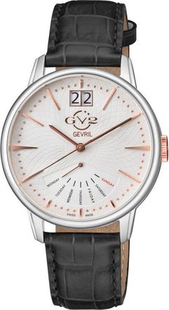 Gevril Group Rovescio White Dial Mens Watch 56202