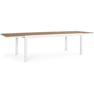 FT Tavolo Allungabile in alluminio con piano in Polywood 200-300X95 Bianco