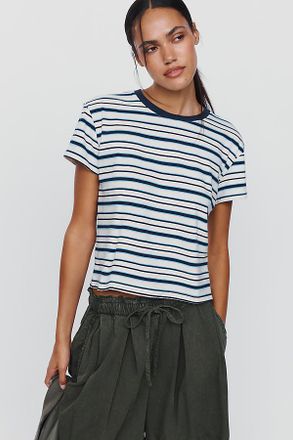 perfectwhitetee 100% Cotton Jersey Ringer Tee