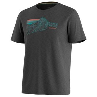 Smartwool Alpine Trace Active Short Sleeve Graphic Tee Merinoshirt f&uuml;r Herren | grau